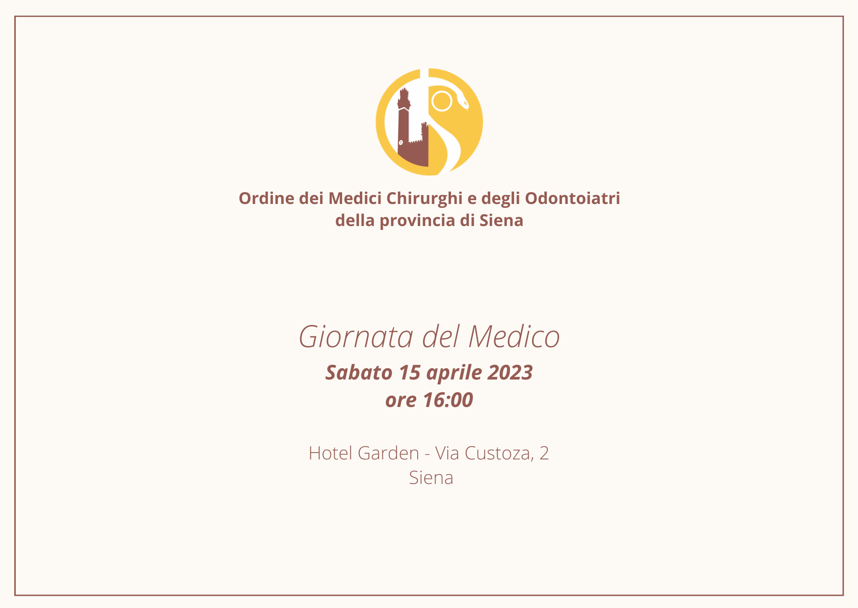 Clicca per accedere all'articolo Giornata del Medico - Assemblea degli Iscritti 2023