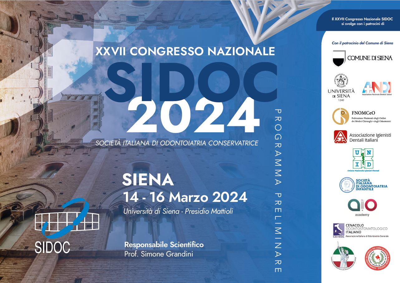 Clicca per accedere all'articolo SIDOC 2024  XXVII Congresso Nazionale Odontoiatria